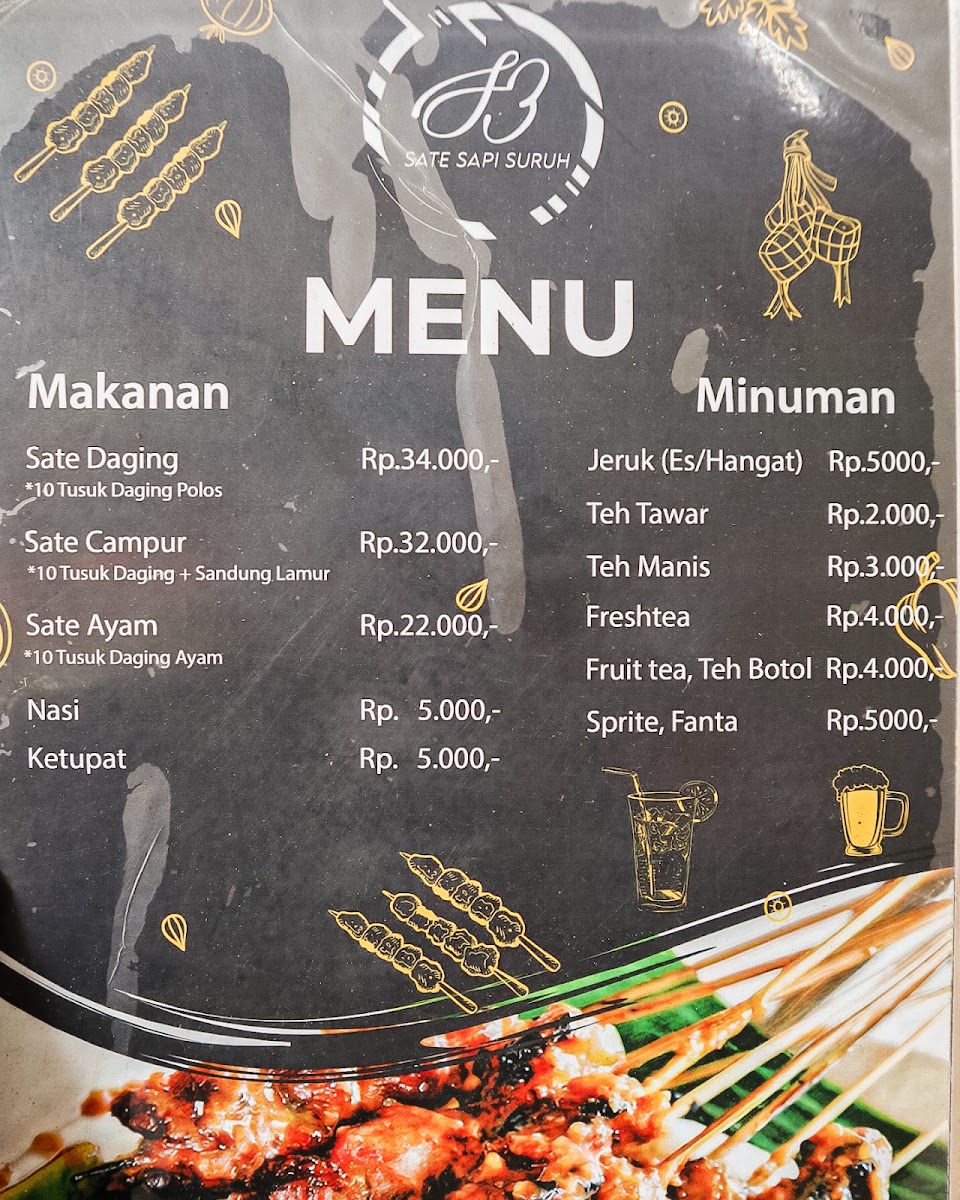 Sate Sapi Suruh Menu 9