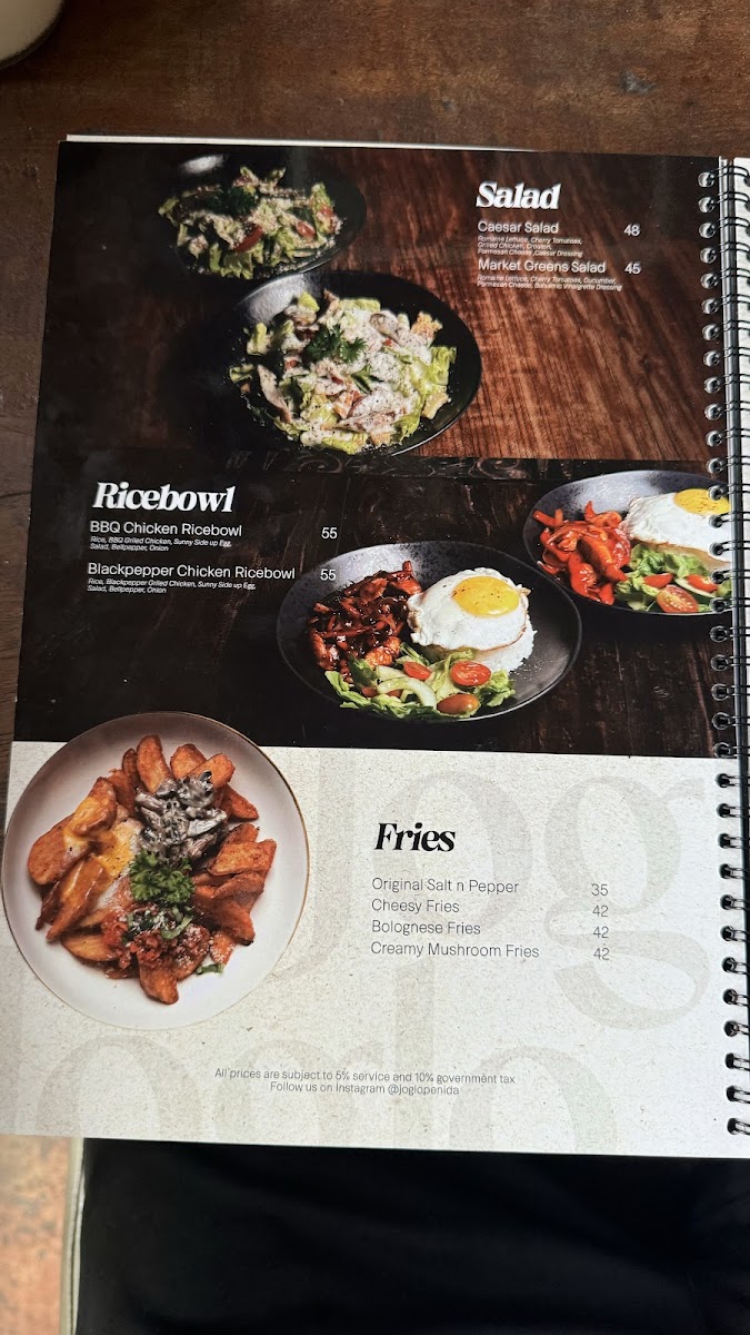 Joglo Penida Menu 1