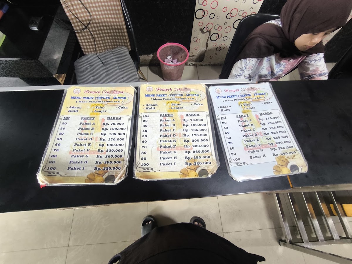 Pempek cek tasya Menu 2