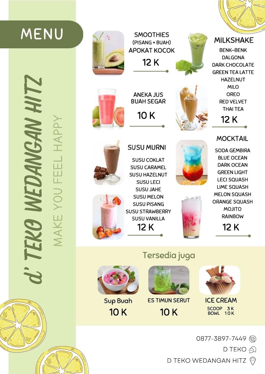 d'TEKO Menu 3