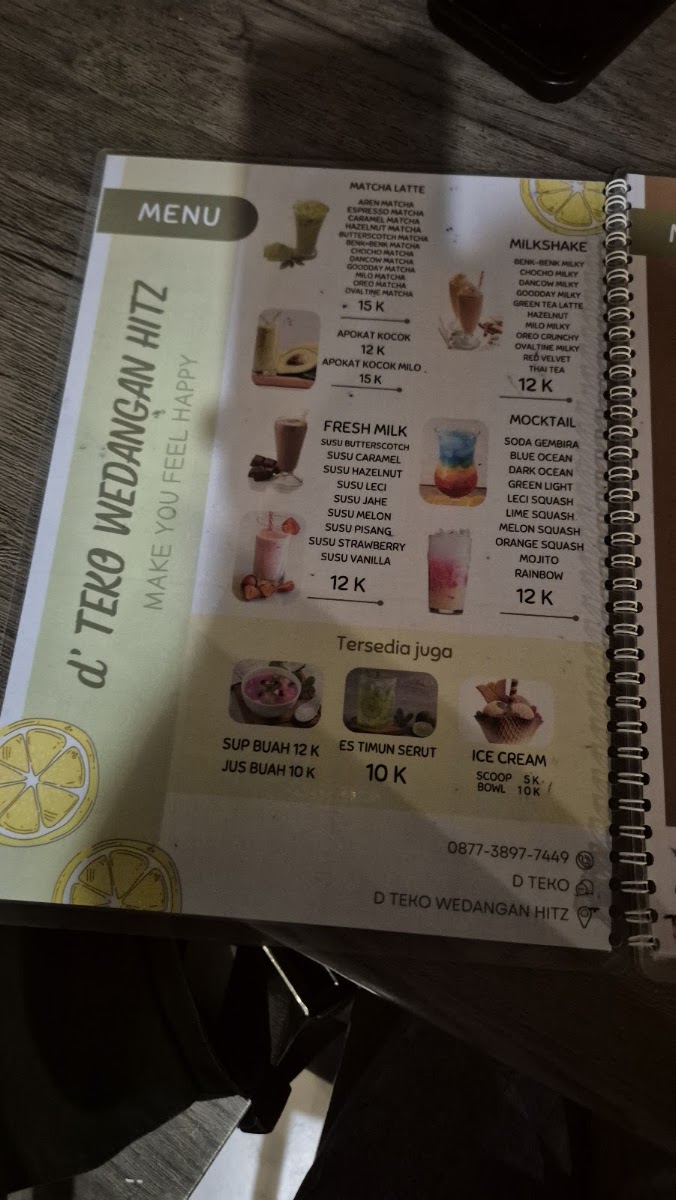 d'TEKO Menu 7