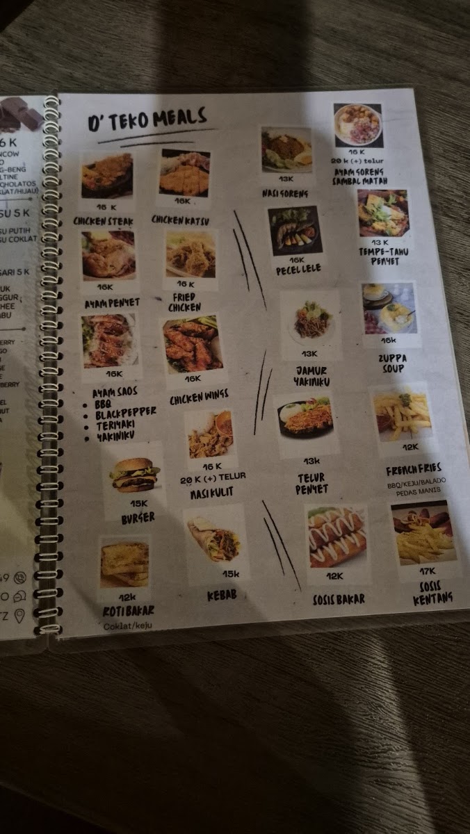 d'TEKO Menu 8