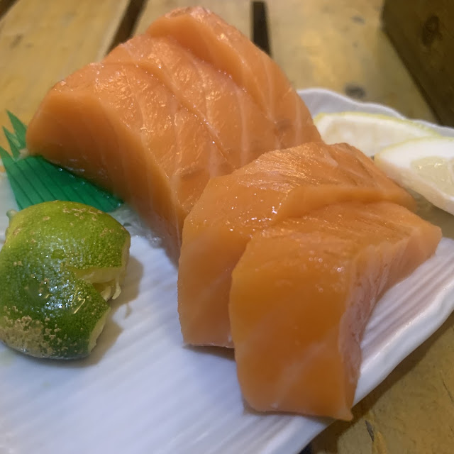 Salmon Belly Sashimi