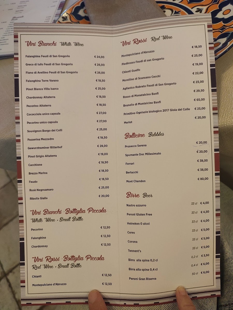Tarumbó Menu 3