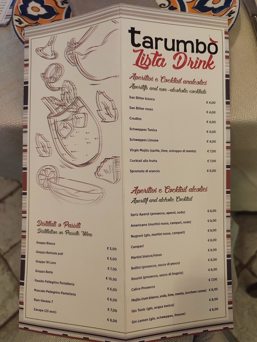 Tarumbó Menu 7