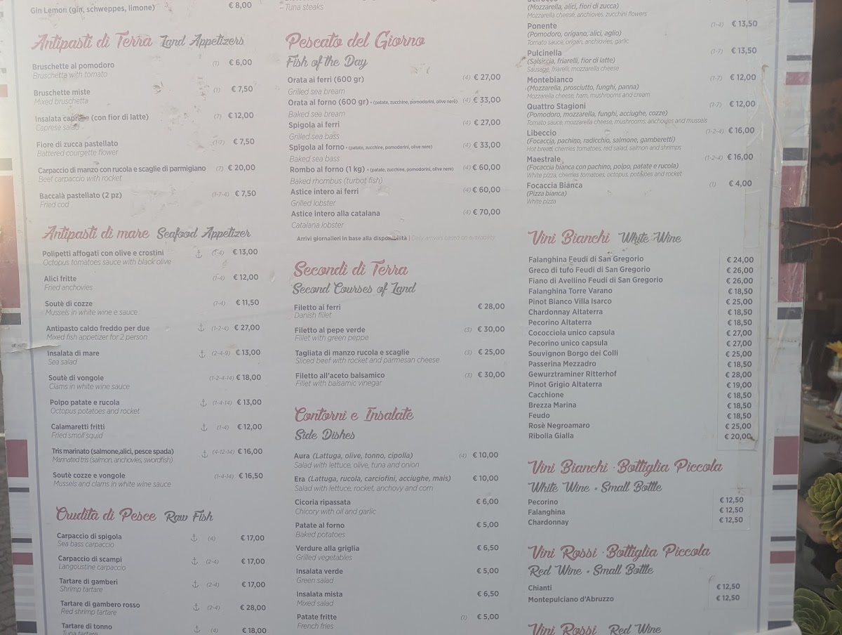 Tarumbó Menu 9