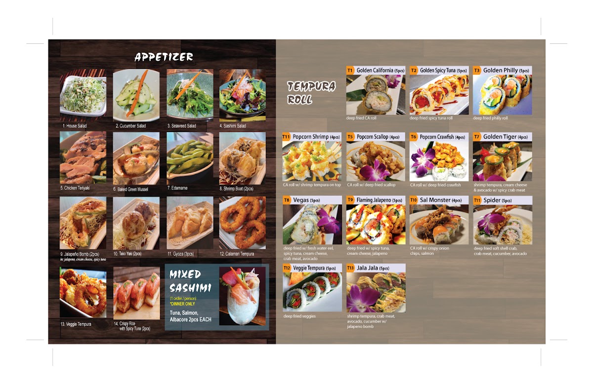 Zenko Sushi Menu 4