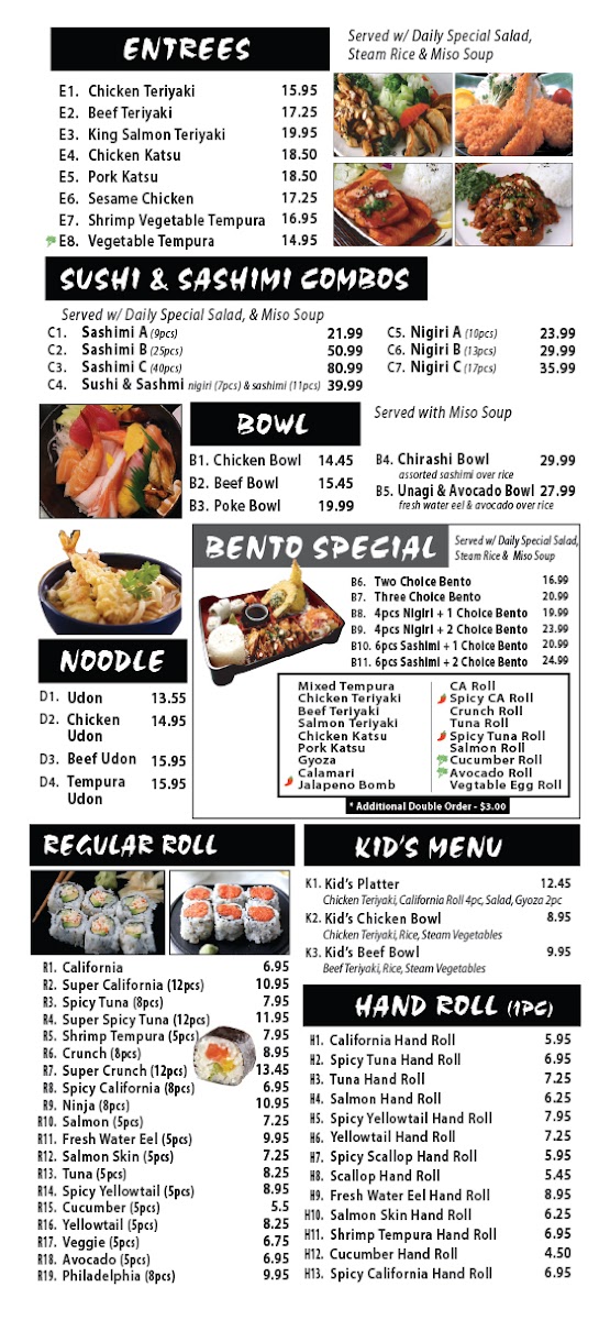 Zenko Sushi Menu 5