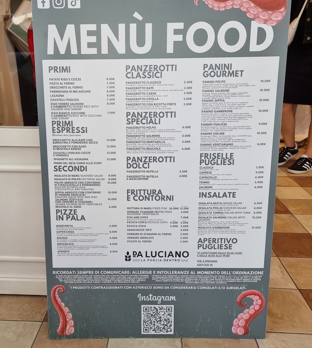 DA LUCIANO - La Puglia dentro Menu 10