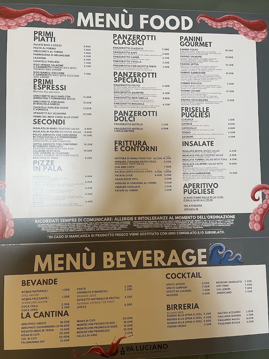 DA LUCIANO - La Puglia dentro Menu 6