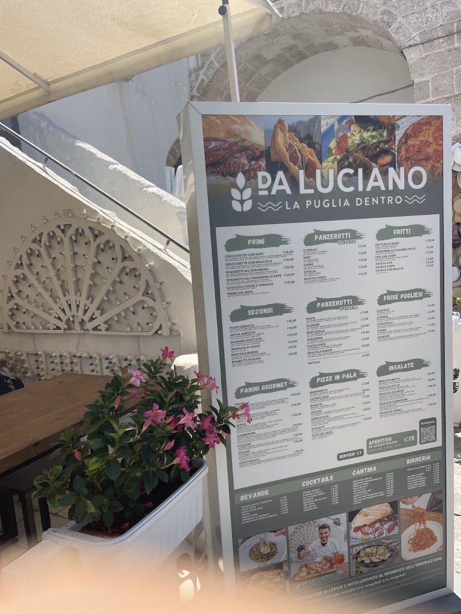 DA LUCIANO - La Puglia dentro Menu 9