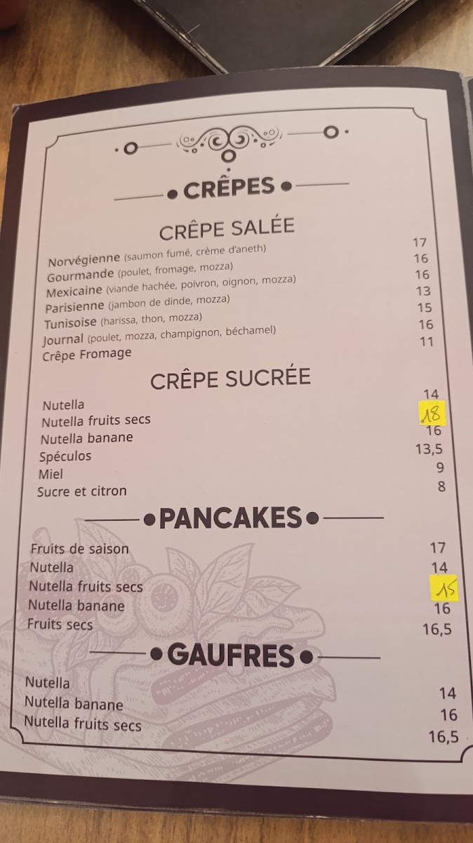 Cafe Journal Menu 3