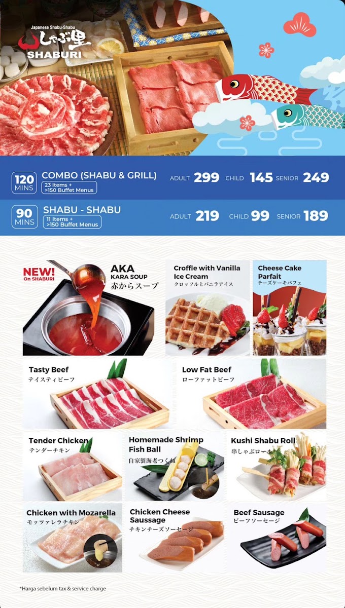 Shaburi & Kintan Buffet Pondok Indah Mall 3 Menu 1