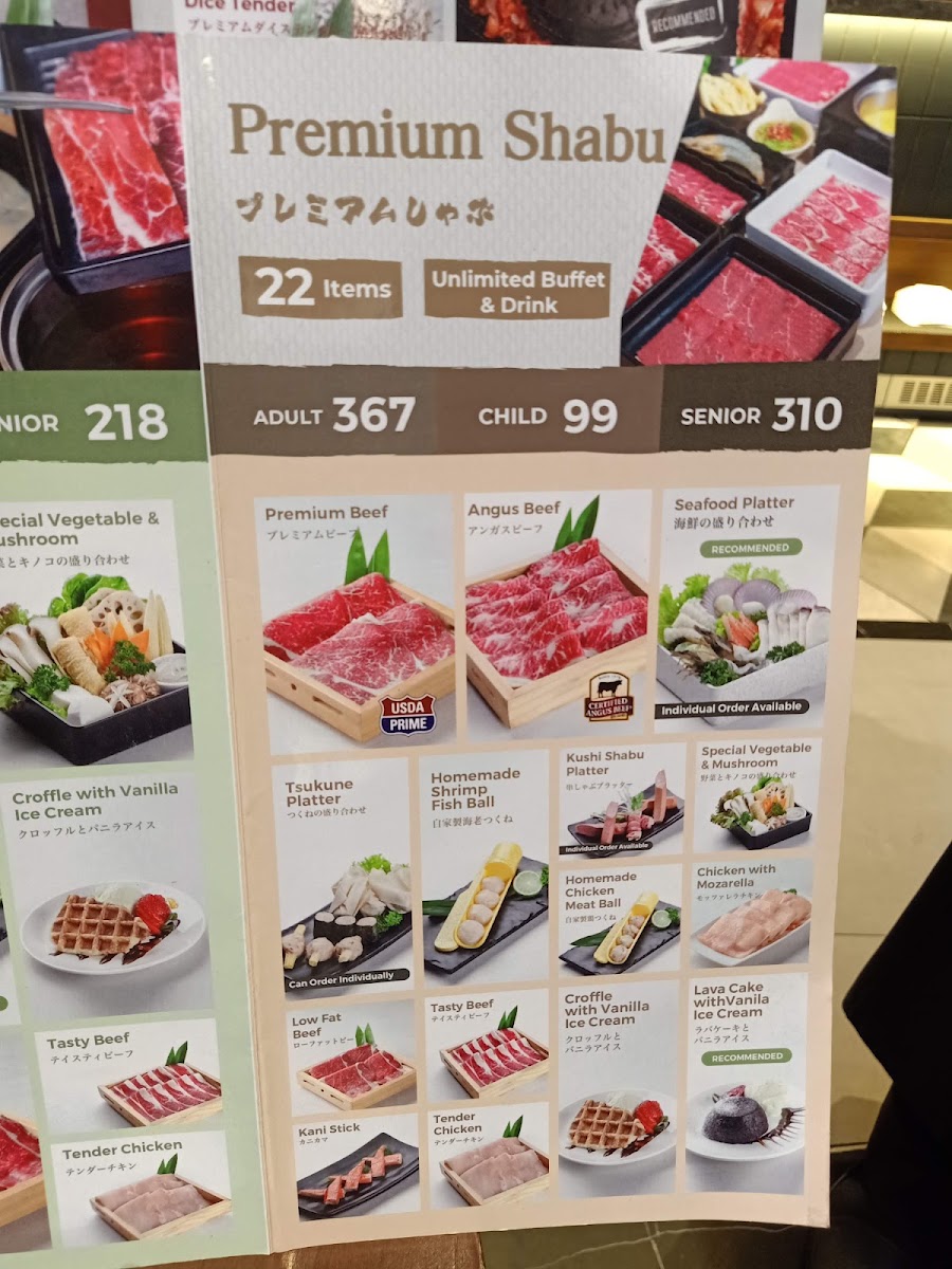 Shaburi & Kintan Buffet Pondok Indah Mall 3 Menu 5