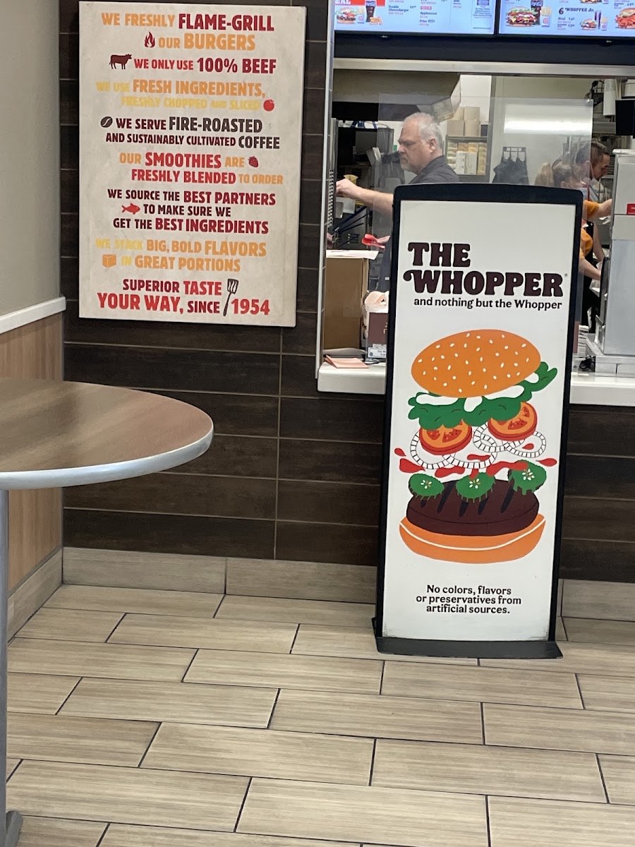 Burger King Menu 2
