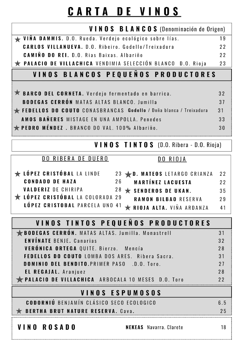 La colonia Menu 1