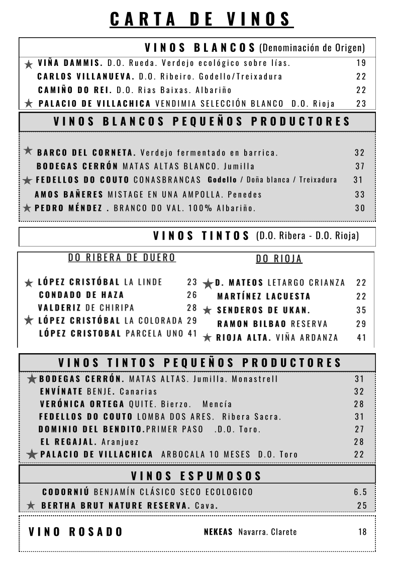 La colonia Menu 2