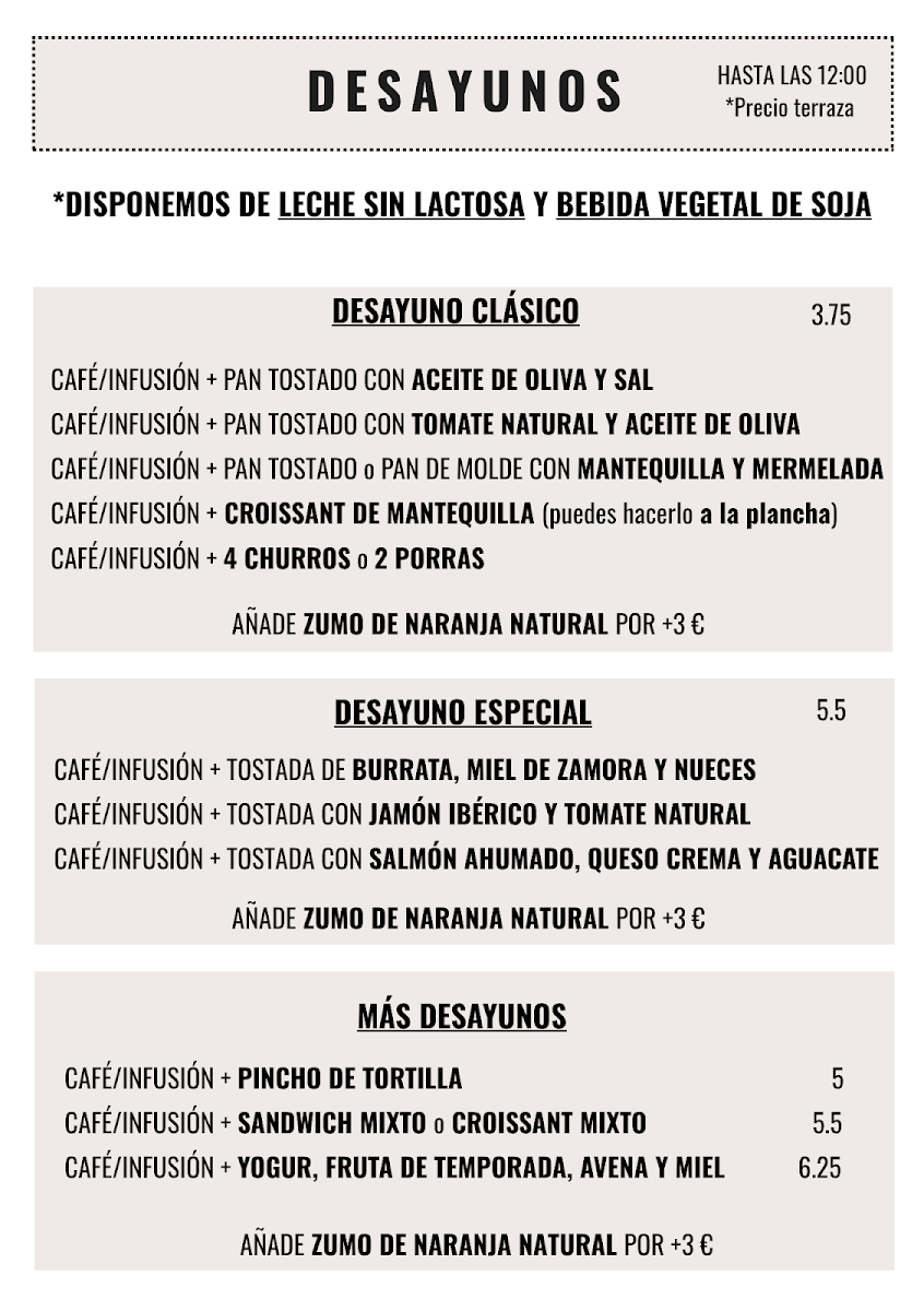 La colonia Menu 3