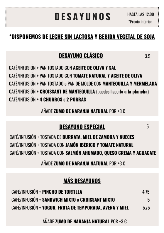 La colonia Menu 4