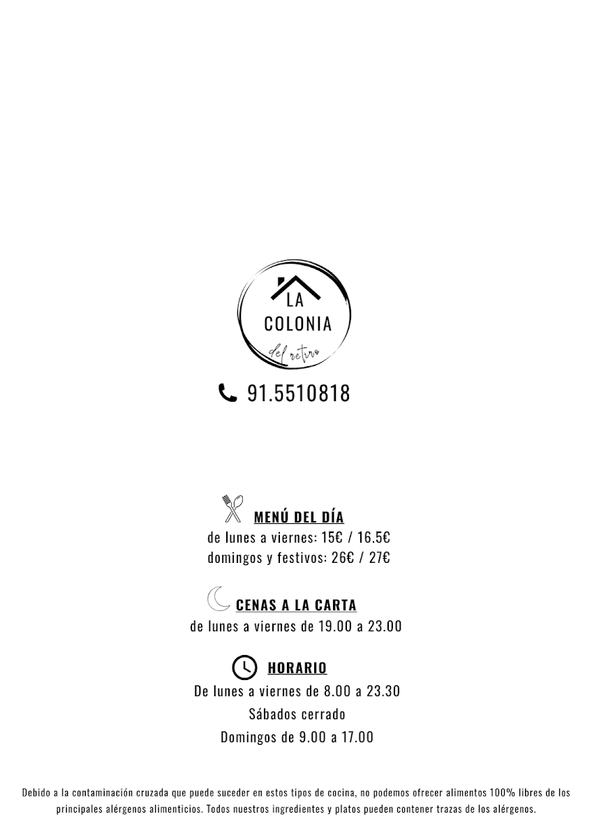 La colonia Menu 8