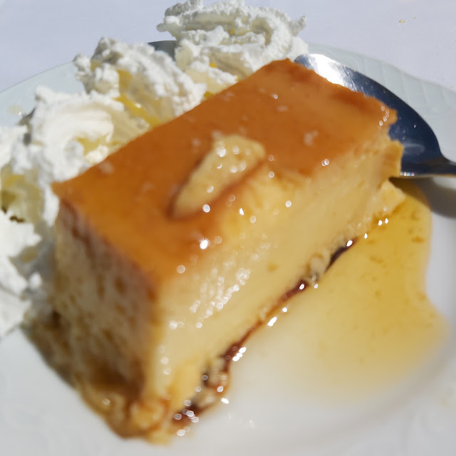 Flan Casero Con Nata