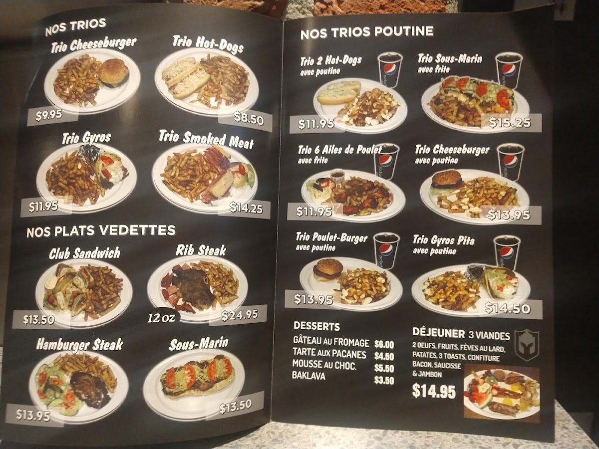Le Chevalier Blanc Menu 10