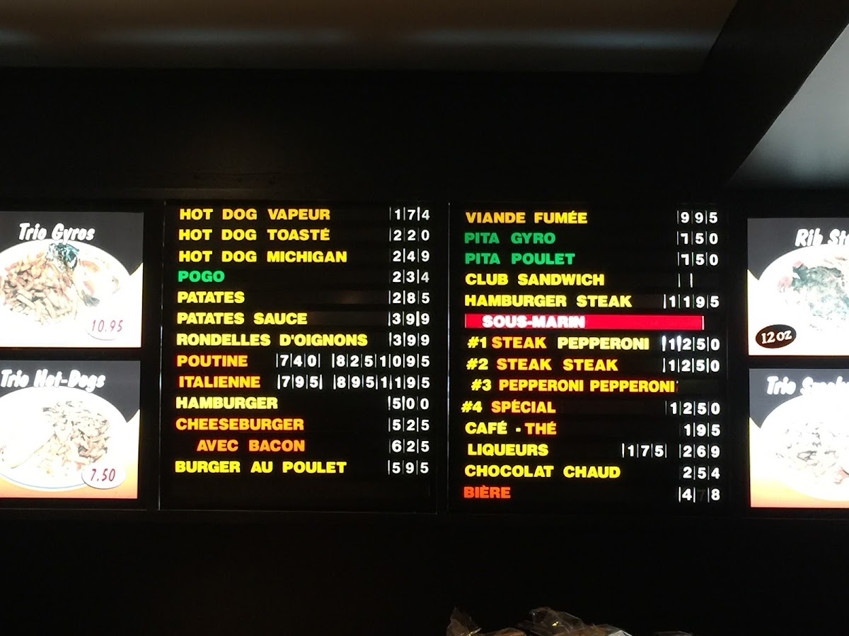 Le Chevalier Blanc Menu 9