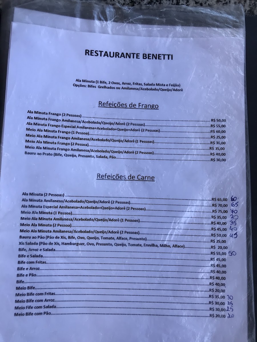 Restaurante e Lancheria Benetti Menu 8