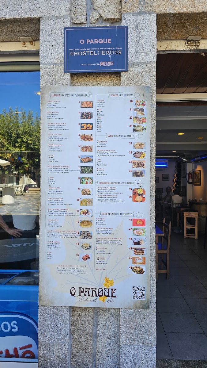 O Parque Menu 2