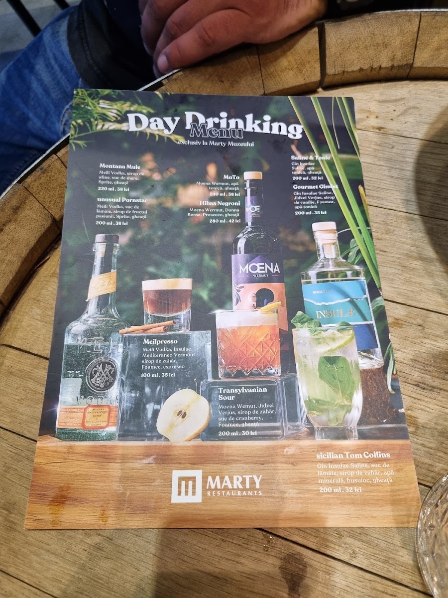 Marty Restaurants Muzeului Menu 4