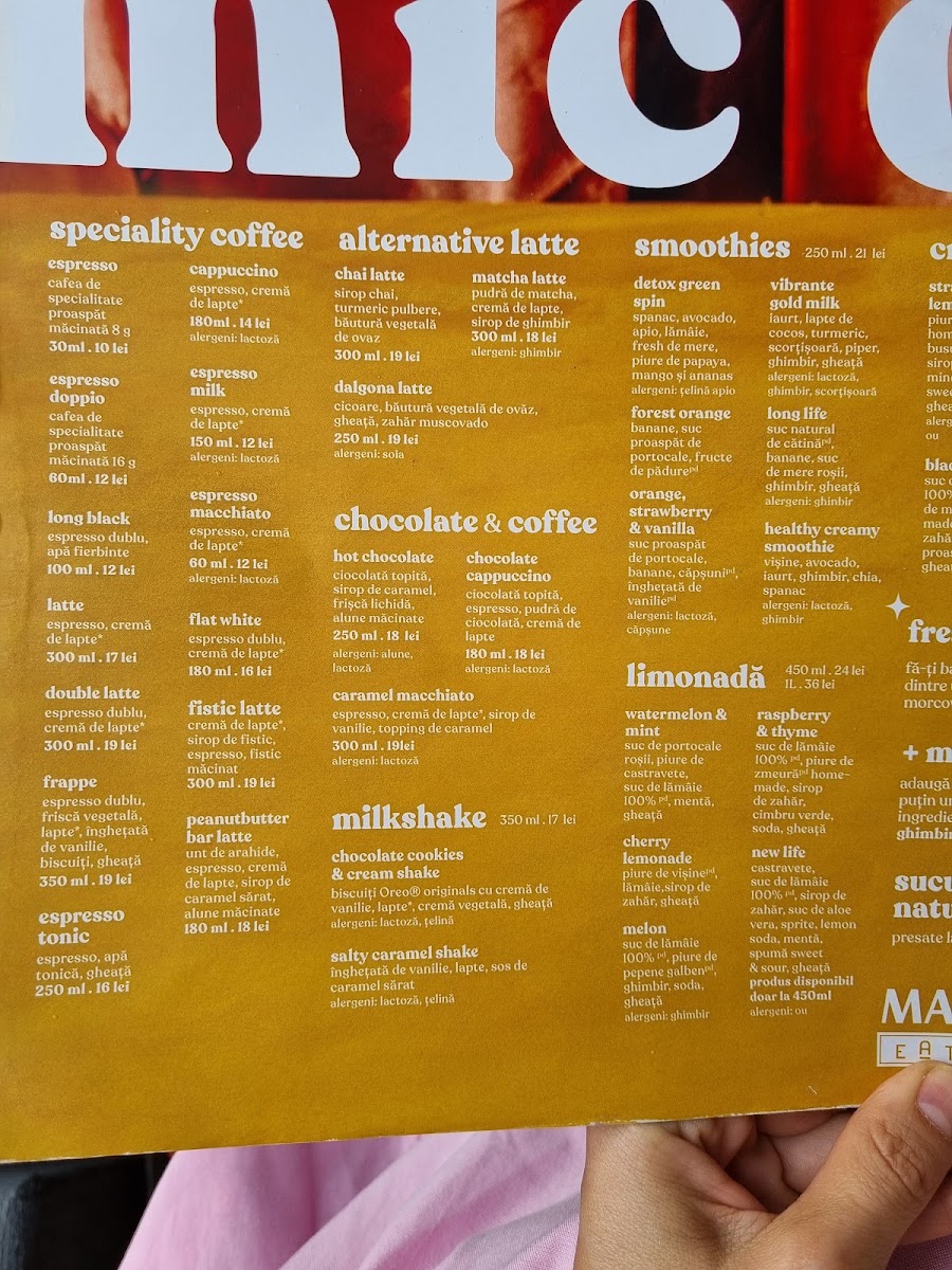 Marty Restaurants Muzeului Menu 9