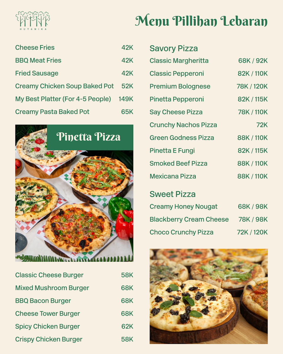 Hutanika Menu 1