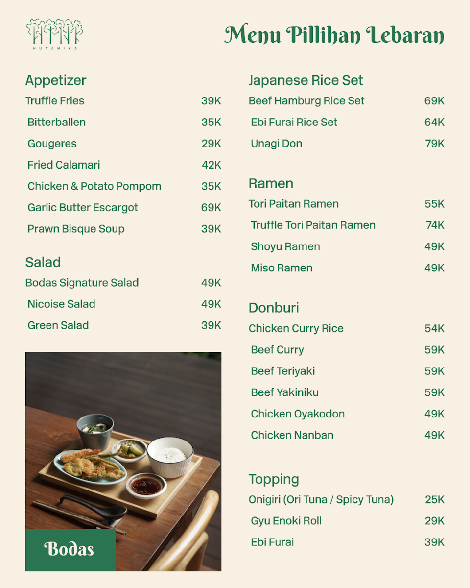 Hutanika Menu 9