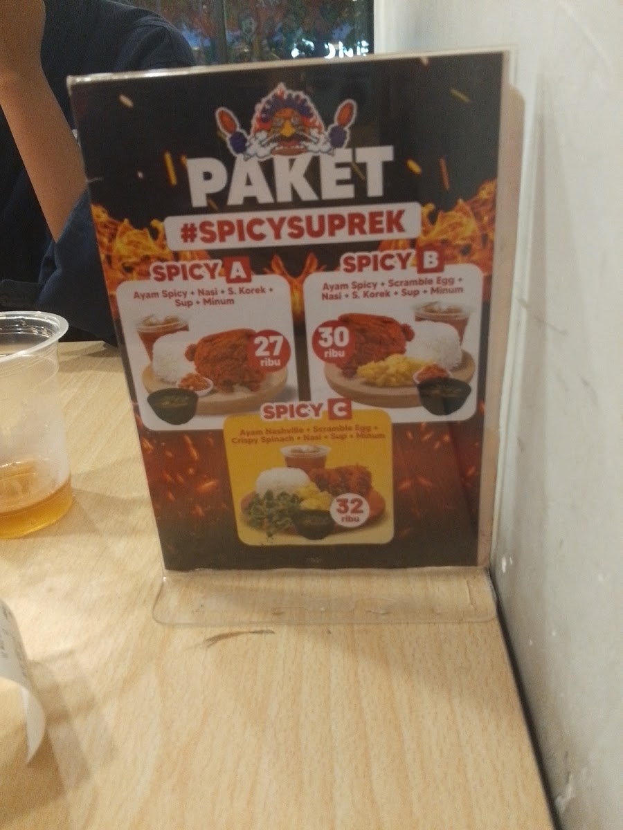Ayam Geprek Mr Suprek Koni Menu 5
