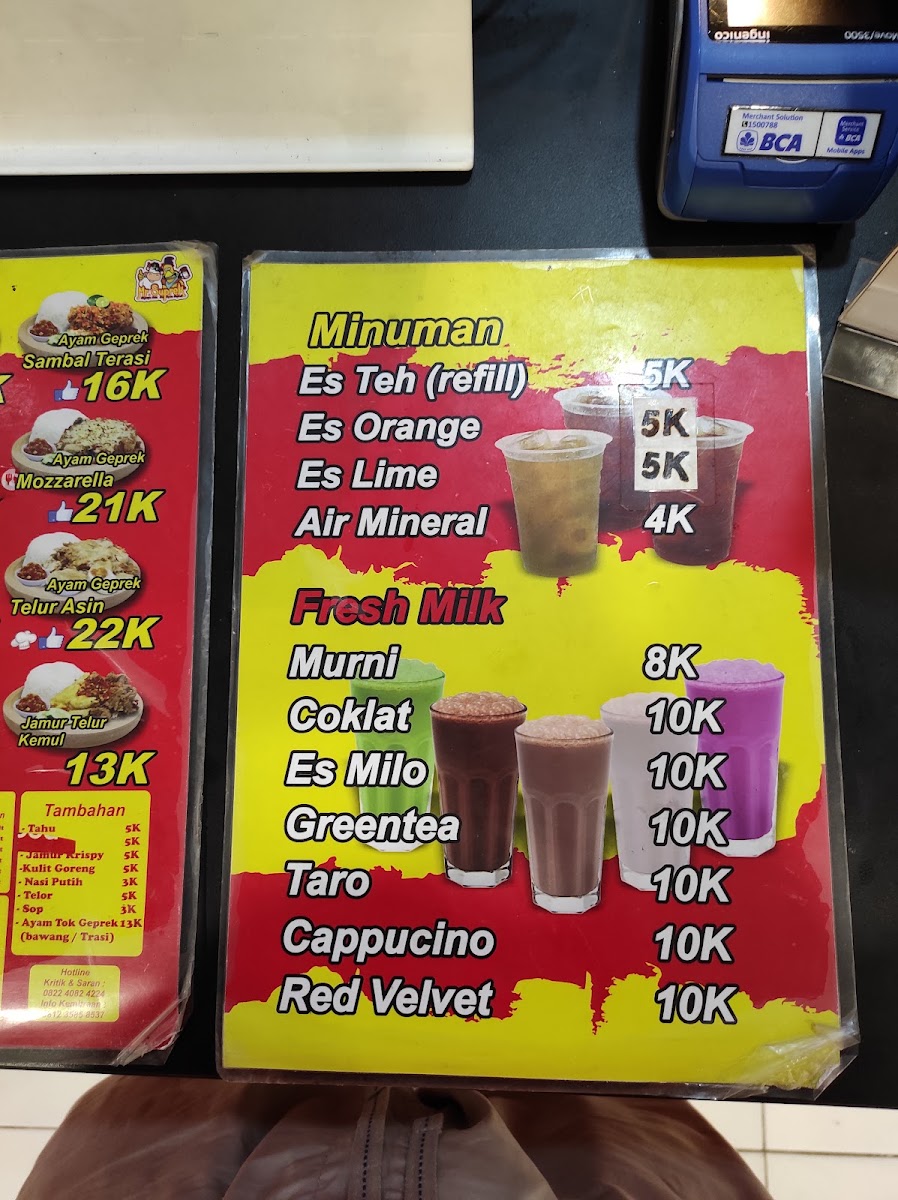 Ayam Geprek Mr Suprek Koni Menu 7