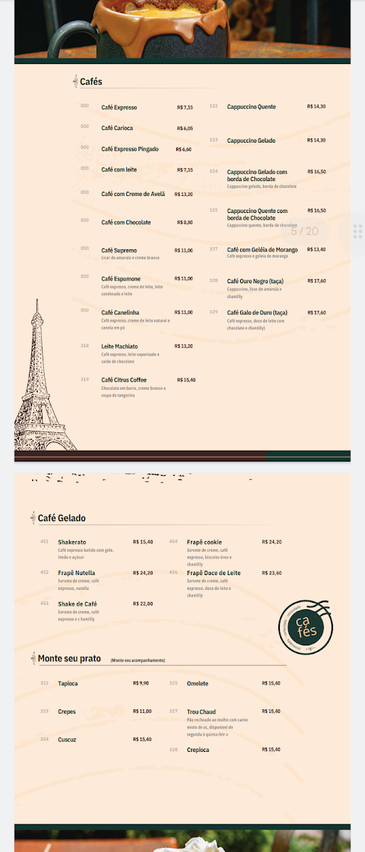 Consulado Café Menu 3