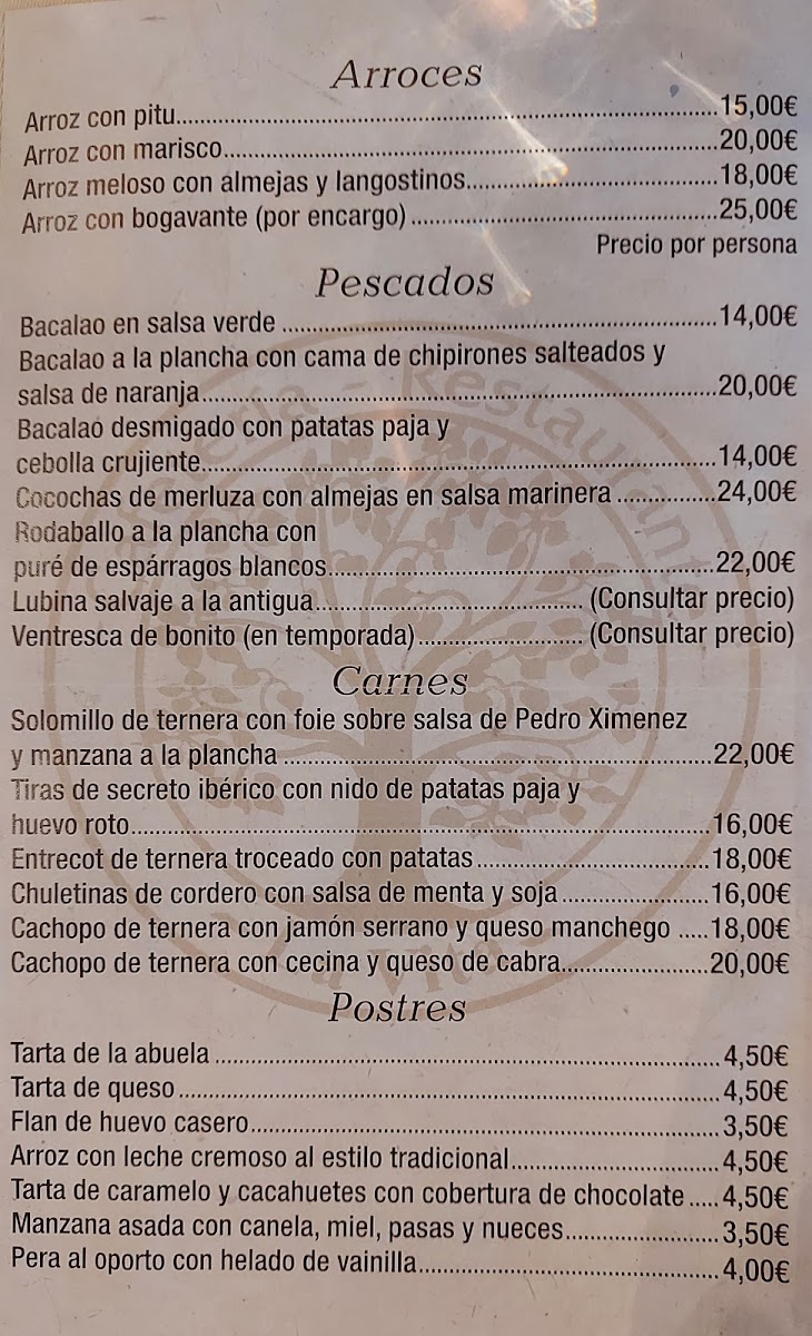 Restaurante La Vita Menu 4