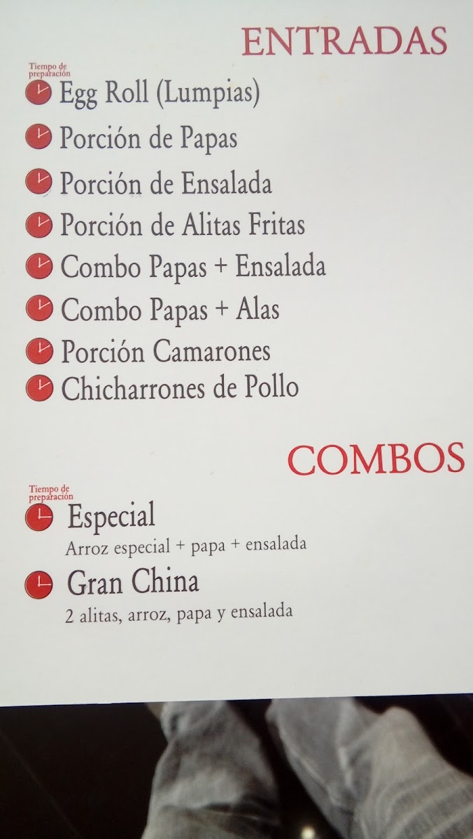 Gran China Restaurante Menu 3