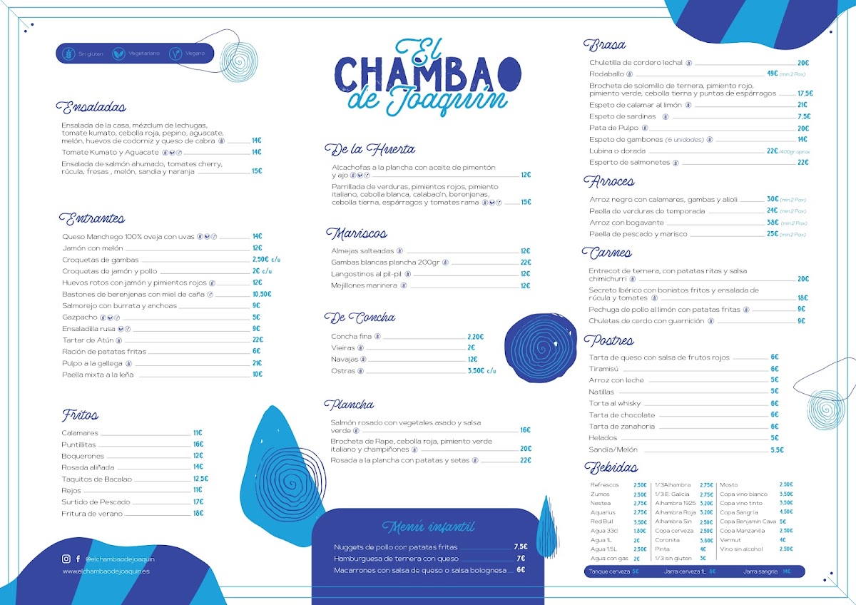 El Chambao de Joaquín Menu 6
