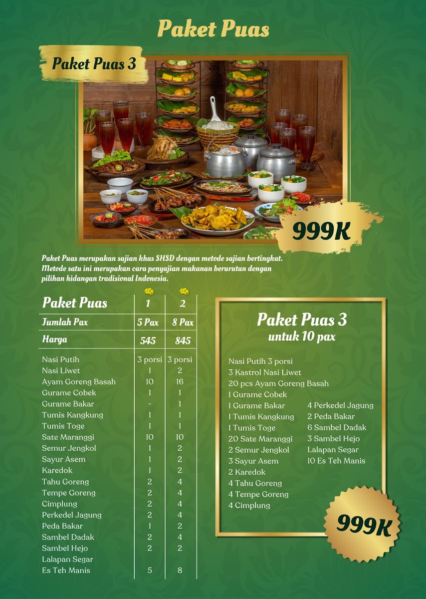 SHSD Sambel Hejo Sambel Dadak Tebet Menu 1