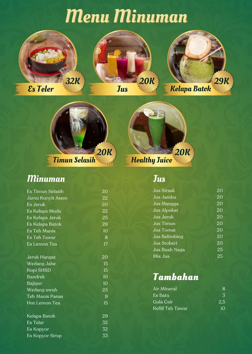 SHSD Sambel Hejo Sambel Dadak Tebet Menu 4