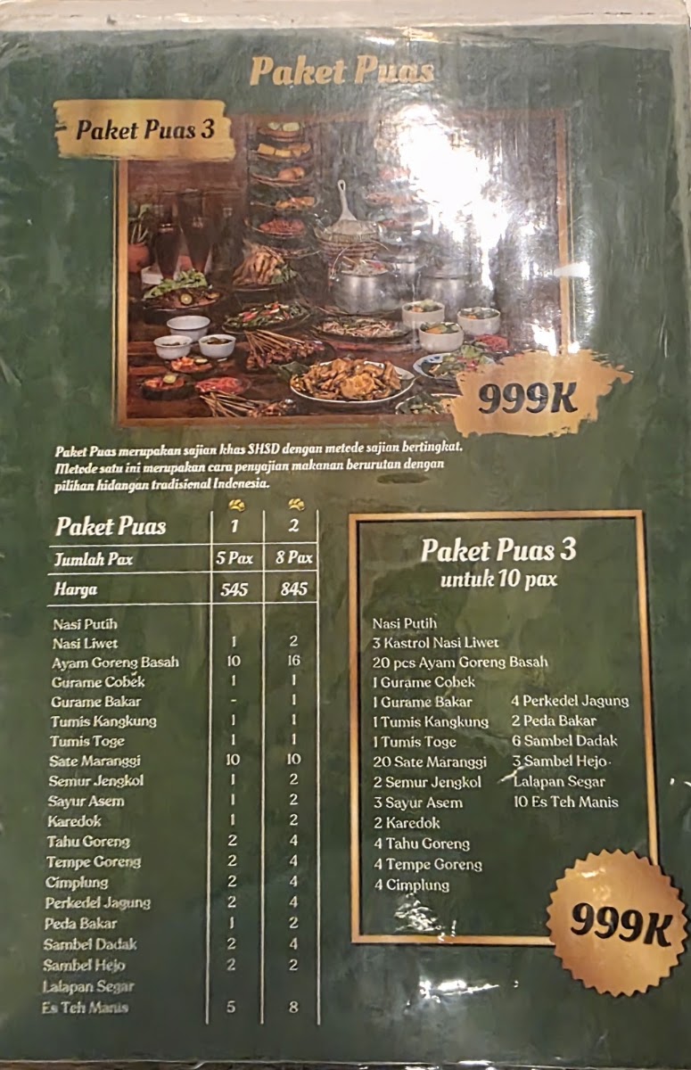 SHSD Sambel Hejo Sambel Dadak Tebet Menu 6