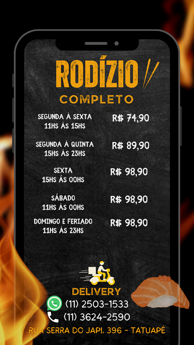 Restaurante Sushi Tatuapé Menu 10