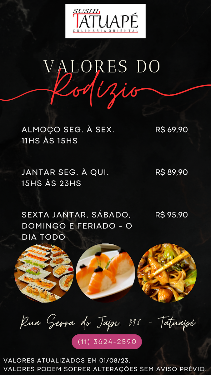 Restaurante Sushi Tatuapé Menu 5