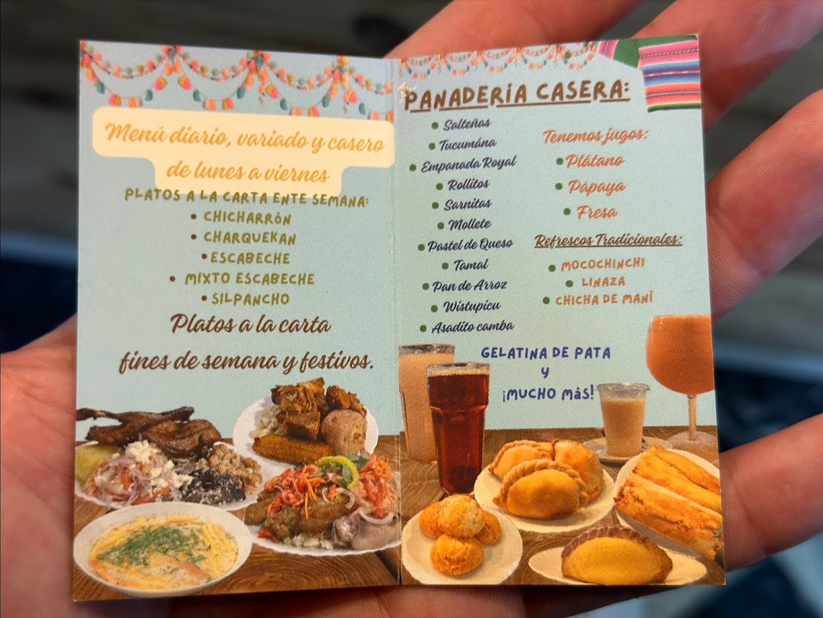 Cochabambino Menu 2