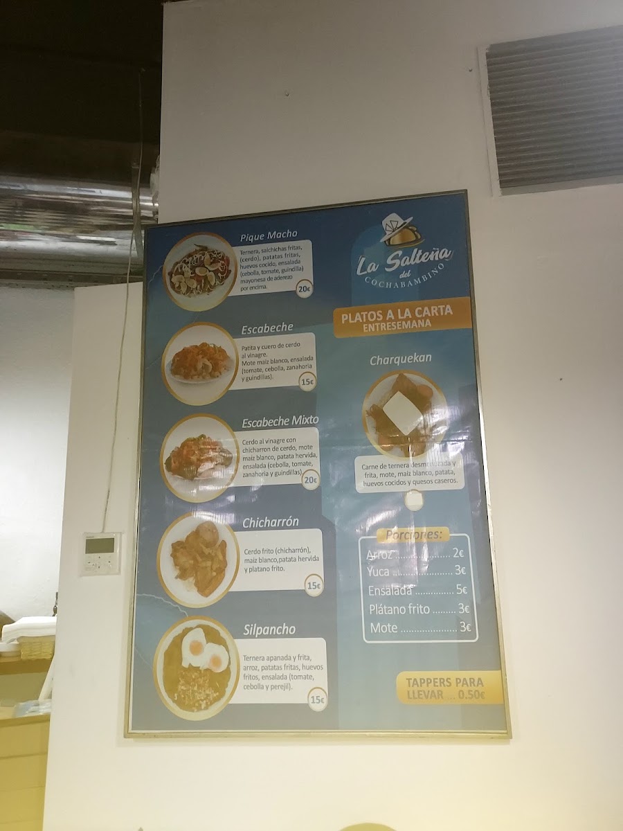 Cochabambino Menu 3
