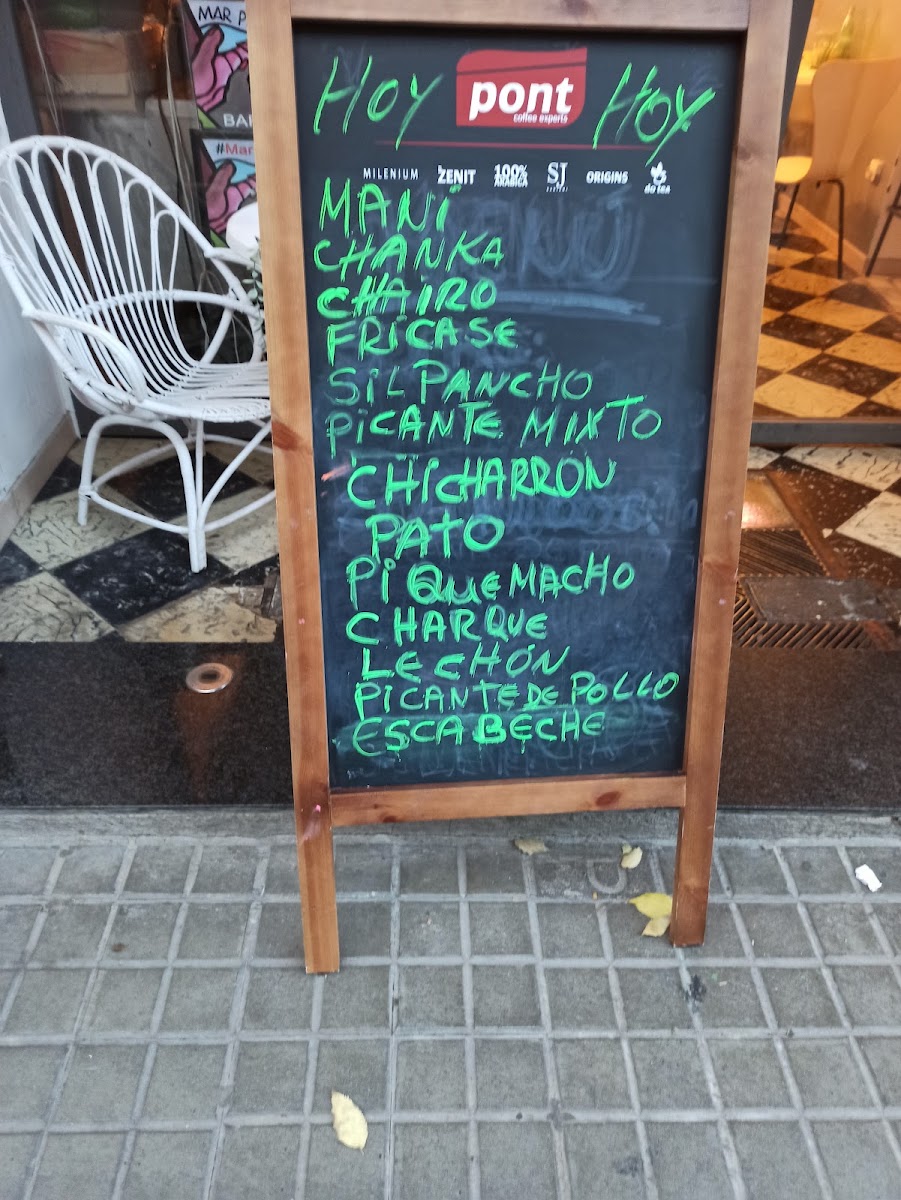Cochabambino Menu 5