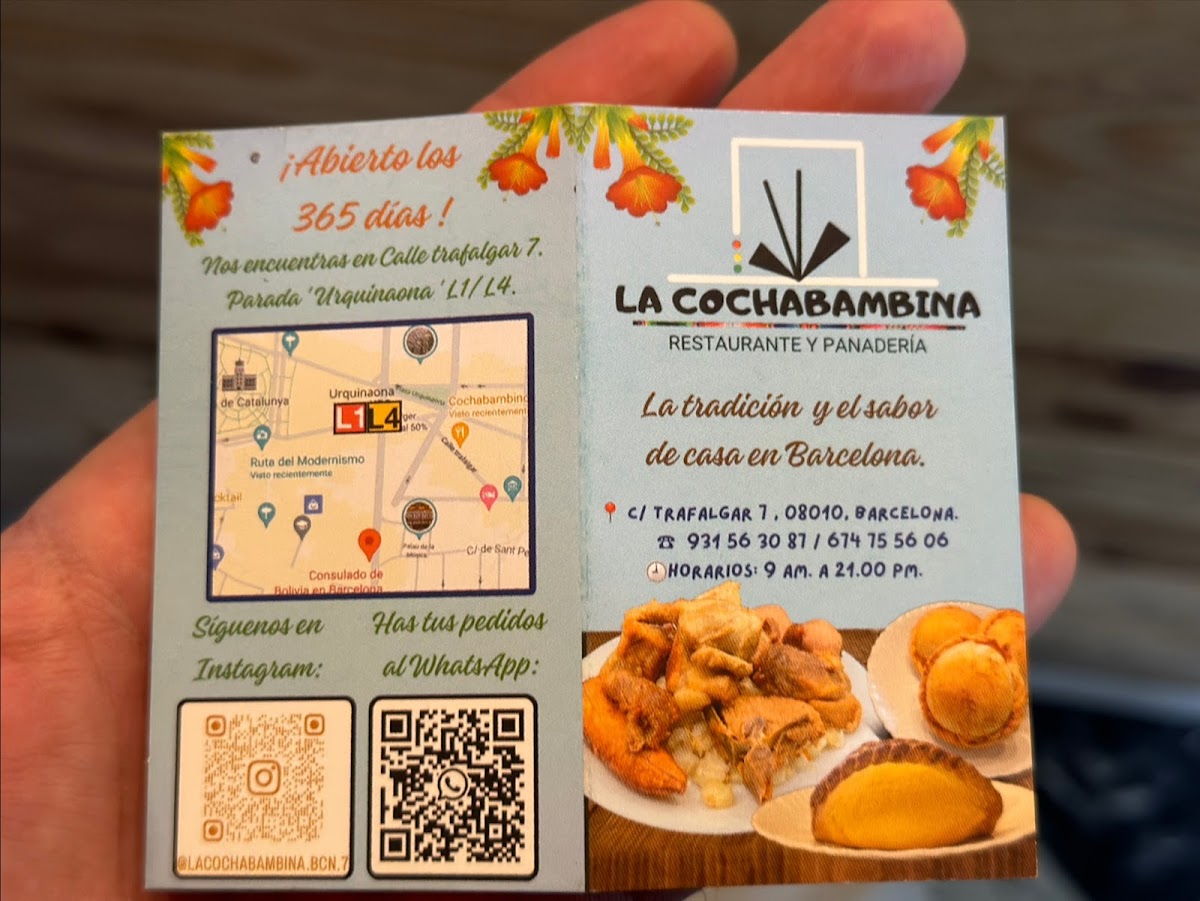Cochabambino Menu 8