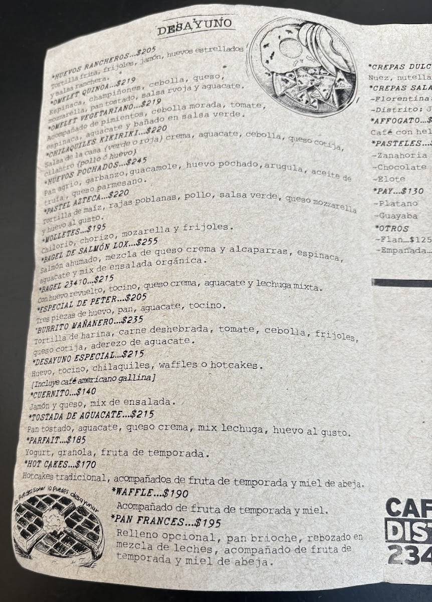 Cafe Distrito 23410 Menu 4