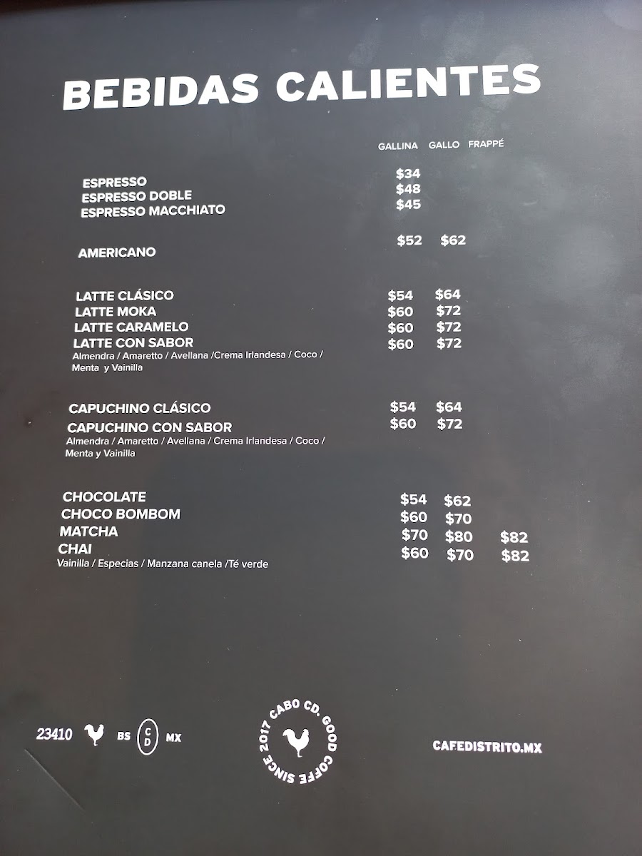 Cafe Distrito 23410 Menu 8